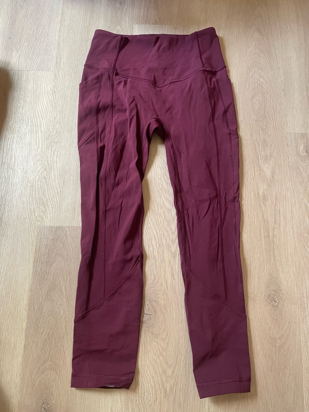 lululemon athletica Burgundy Performance Leggings